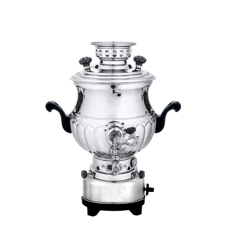 سماور گازسوز مدل 2008 طرح دار کد 6 _ ۴.۵ لیتری