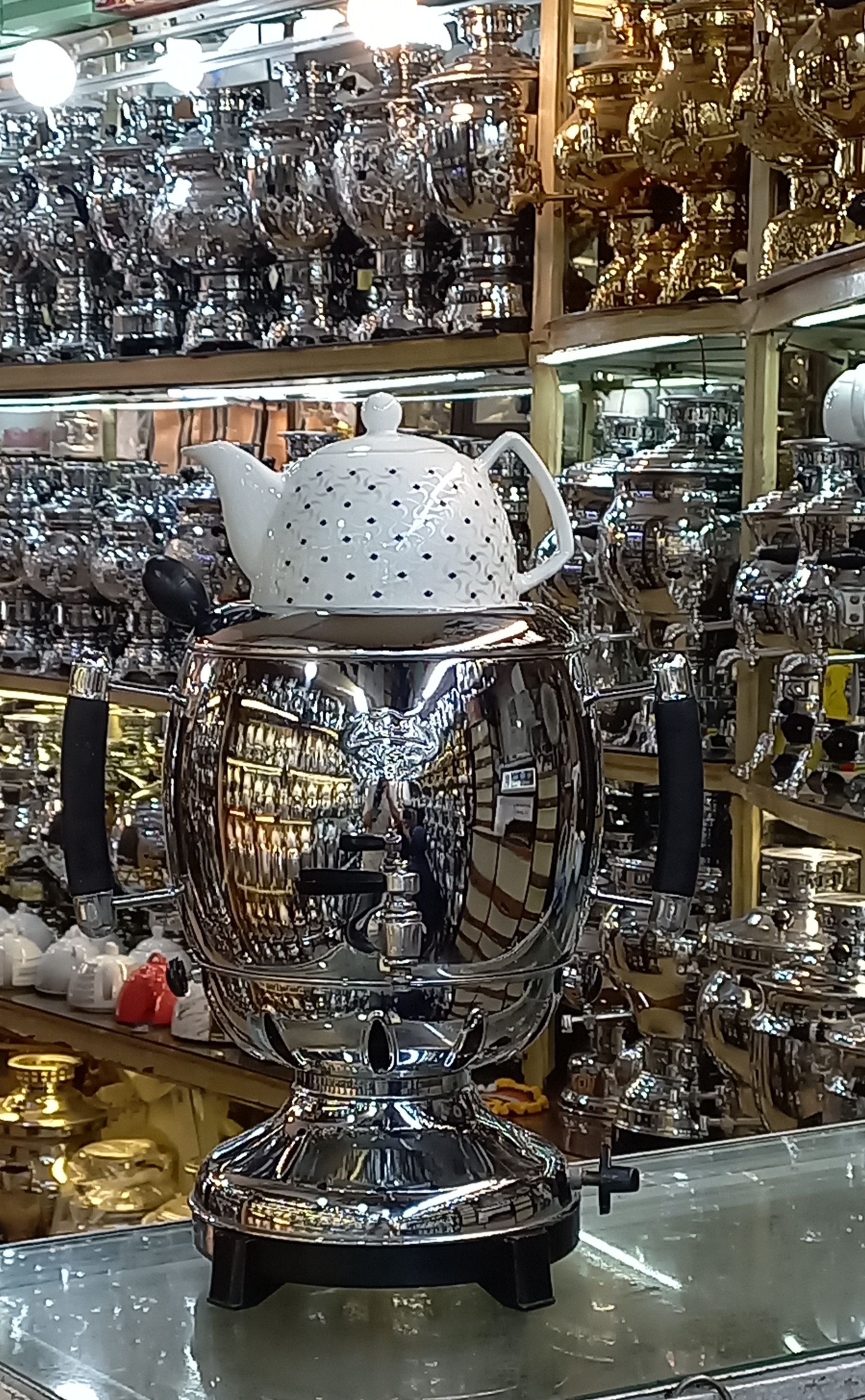 سماور گازی شیوا(هادی زاده) سه کاره ۶ لیتری