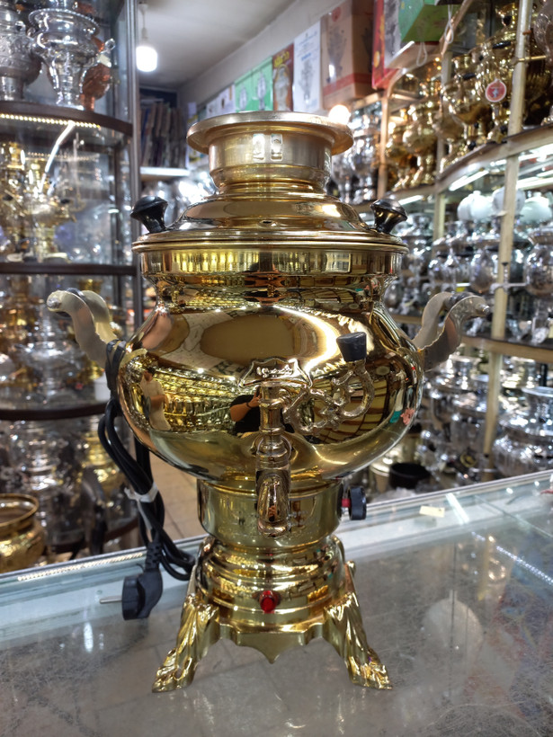 سماور برقی شیوا (هادی زاده ) _۶ لیتری تمام pvd